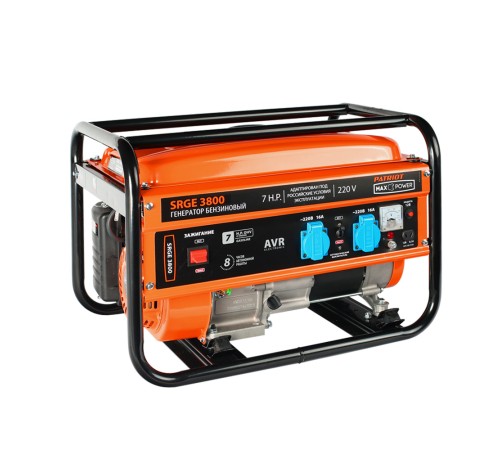 Генератор бензиновый PATRIOT Max Power SRGE 3800 Генератор бензиновый PATRIOT Max Power SRGE 3800
