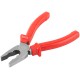 Плоскогубцы комбинированные "Лайт", пластиковые ручки, полированная сталь 160 мм КУРС
