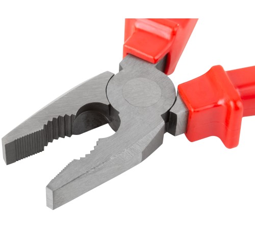 Плоскогубцы комбинированные "Лайт", пластиковые ручки, полированная сталь 160 мм КУРС