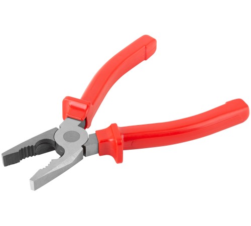 Плоскогубцы комбинированные "Лайт", пластиковые ручки, полированная сталь 180 мм КУРС Плоскогубцы комбинированные "Лайт", пластиковые ручки, полированная сталь 180 мм КУРС