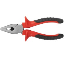 Плоскогубцы комбинированные "Оптима", двухцветные обрезиненные ручки, полированная сталь 165 мм КУРС Плоскогубцы комбинированные "Оптима", двухцветные обрезиненные ручки, полированная сталь 165 мм КУРС
