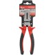 Плоскогубцы комбинированные "Оптима", двухцветные обрезиненные ручки, полированная сталь 180 мм КУРС