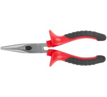 Тонконосы "Оптима", двухцветные обрезиненные ручки, полированная сталь 165 мм КУРС