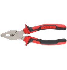 Плоскогубцы комбинированные "Тренд", двухцветные прорезиненные ручки, хром-никелевое покрытие 160 мм КУРС Плоскогубцы комбинированные "Тренд", двухцветные прорезиненные ручки, хром-никелевое покрытие 160 мм КУРС