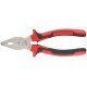 Плоскогубцы комбинированные "Тренд", двухцветные прорезиненные ручки, хром-никелевое покрытие 160 мм КУРС