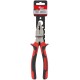 Плоскогубцы комбинированные "Тренд", двухцветные прорезиненные ручки, хром-никелевое покрытие 180 мм КУРС