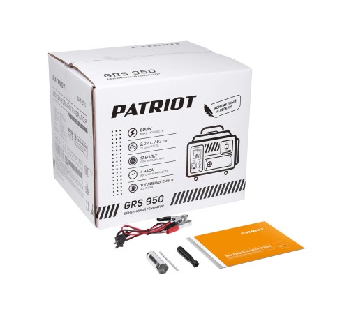 Генератор бензиновый PATRIOT GRS 950 Генератор бензиновый PATRIOT GRS 950