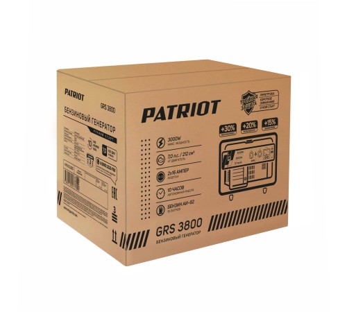 Генератор бензиновый PATRIOT GRS 3800 Генератор бензиновый PATRIOT GRS 3800