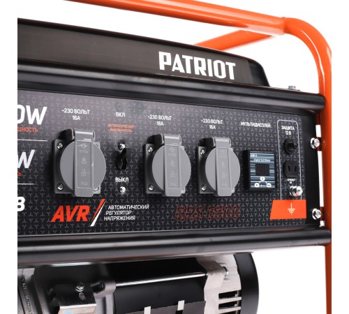 Генератор бензиновый PATRIOT GRS 6500 Генератор бензиновый PATRIOT GRS 6500
