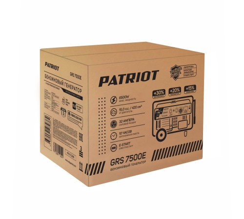 Генератор бензиновый PATRIOT GRS 7500 E Генератор бензиновый PATRIOT GRS 7500 E