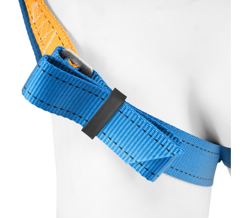 Удерживающе-страховочная привязь, модель УСП II, наплечные и набедренные лямки, высокий кушак Сибртех