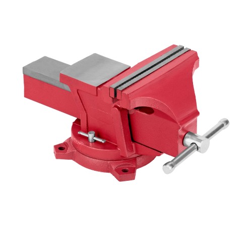 Тиски слесарные, 200 мм, поворотные, с наковальней// Matrix