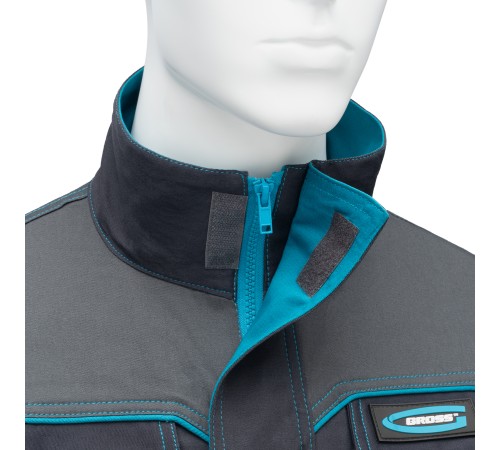 Куртка профессиональная рабочая, 97% хлопок 3% спандекс, XL Gross