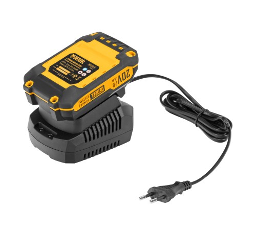 Портативная аккумуляторная газонокосилка CLM-22, Li-ion, 20В, 220 мм // Denzel