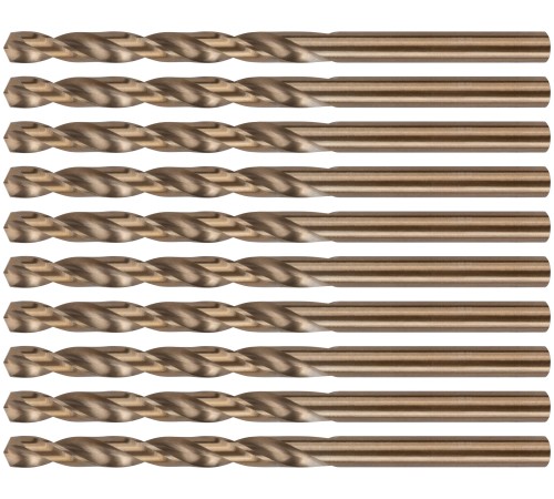 Сверло по металлу Cutop Profi с кобальтом 5%, 5 x 86 мм (10шт) CUTOP