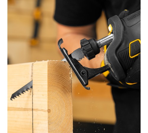 Пила сабельная аккумуляторная бесщет. RS-250, Li-Ion, 20 В Denzel