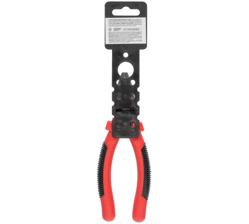 Плоскогубцы комбинированные "Стандарт" красно-черные пластиковые ручки, полированная сталь 165 мм FIT IT Плоскогубцы комбинированные "Стандарт" красно-черные пластиковые ручки, полированная сталь 165 мм FIT IT