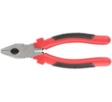 Плоскогубцы комбинированные "Стандарт" красно-черные пластиковые ручки, полированная сталь 180 мм FIT IT Плоскогубцы комбинированные "Стандарт" красно-черные пластиковые ручки, полированная сталь 180 мм FIT IT