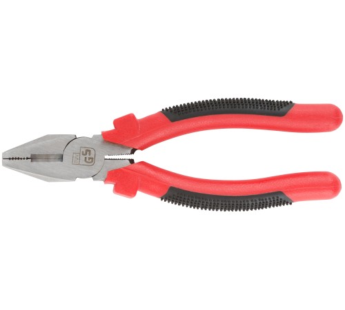 Плоскогубцы комбинированные "Стандарт" красно-черные пластиковые ручки, полированная сталь 180 мм FIT IT Плоскогубцы комбинированные "Стандарт" красно-черные пластиковые ручки, полированная сталь 180 мм FIT IT