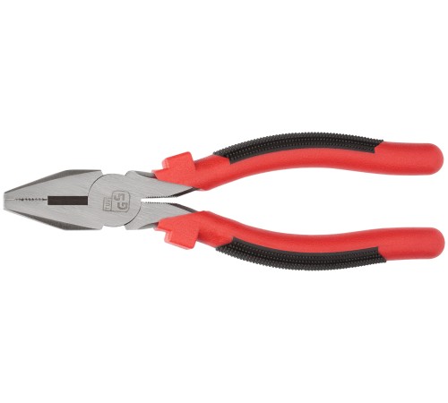 Плоскогубцы комбинированные "Стандарт" красно-черные пластиковые ручки, полированная сталь 200 мм FIT IT Плоскогубцы комбинированные "Стандарт" красно-черные пластиковые ручки, полированная сталь 200 мм FIT IT