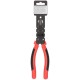Плоскогубцы комбинированные "Стандарт" красно-черные пластиковые ручки, полированная сталь 200 мм FIT IT