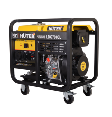Электрогенератор дизельный LDG 7000L Huter