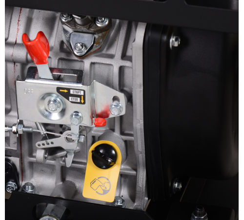 Электрогенератор дизельный LDG 7000L Huter