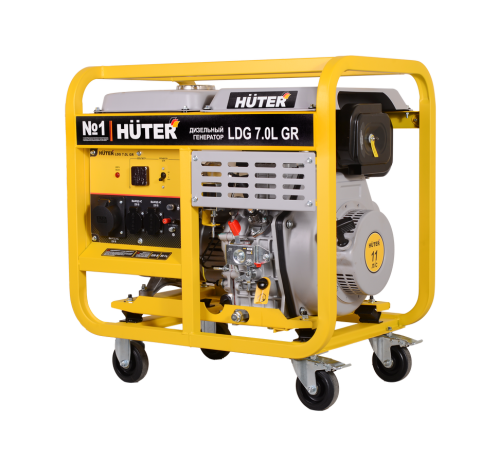 Электрогенератор дизельный LDG 7.0L GR Huter