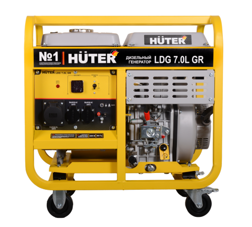 Электрогенератор дизельный LDG 7.0L GR Huter
