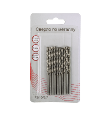 Сверла по металлу 3 мм, HSS (10 шт. в блистере)