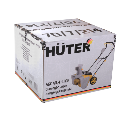 Снегоуборщик аккумуляторный Huter SGC А0,4-Li GR