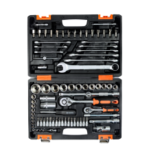 Набор инструментов АВТО, 1/2" , 1/4" , CrV, в кейсе 82 предм Вихрь