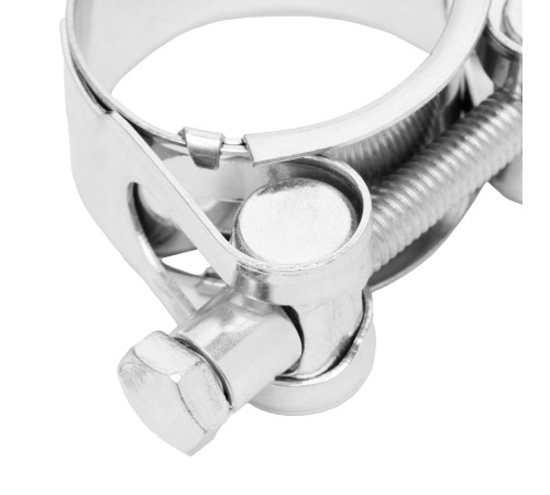 Хомуты металлические, силовые 29-31 мм, ширина 20 мм, шарнирный, W1, 2 шт Сибртех