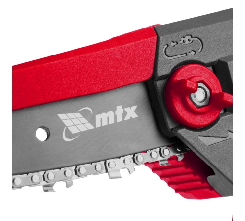 Цепная мини-пила аккумуляторная, MCS-100, шина 100 мм, Li-Ion, 20 В MTX