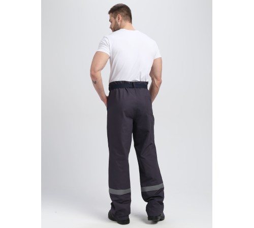 Костюм ИТР СОП UZ (тк.Саржа,250) брюки, т.серый/красный Костюм ИТР СОП UZ (тк.Саржа,250) брюки, т.серый/красный