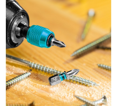 Бита PZ1х25мм, сталь S2, шестигр., 10 шт. Gross