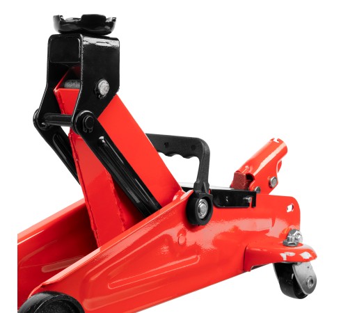 Домкрат гидравлический подкатный, 2 т, h подъема 125-300 мм, в пластиковом кейсе Sparta