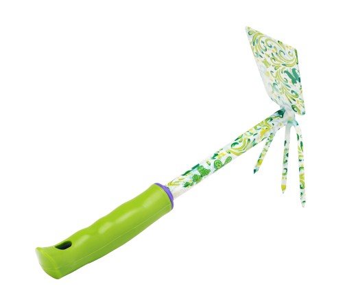 Мотыжка комбинированная, 65 х 310 мм, стальная, пластиковая рукоятка, Flower Green, Palisad Мотыжка комбинированная, 65 х 310 мм, стальная, пластиковая рукоятка, Flower Green, Palisad