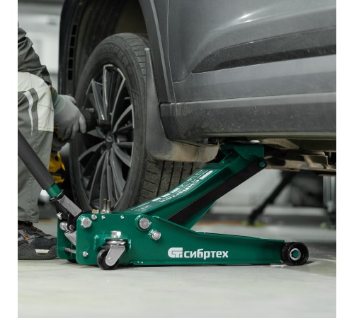 Домкрат подкатной гидравлический 3.5т 95-520 мм 50851