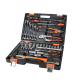 Набор инструментов, 1/2", 1/4", CrV, пластиковый кейс 76 предмета Вихрь