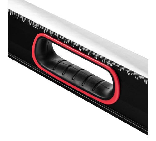 Уровень алюминиевый, усиленный, фрезерованный, 3 глазка, двухкомпонентные рукоятки, 1500 мм Matrix