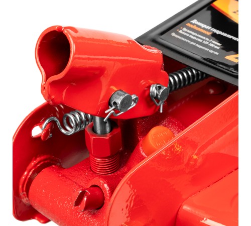 Домкрат гидравлический подкатный, 2 т, h подъема 125-300 мм, в пластиковом кейсе Sparta