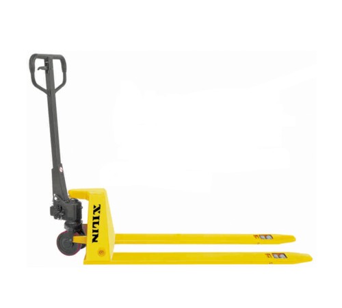 Тележка гидравлическая 1000 кг 1150 мм XILIN BFL10 низкопрофильная (полиуретановые колеса)