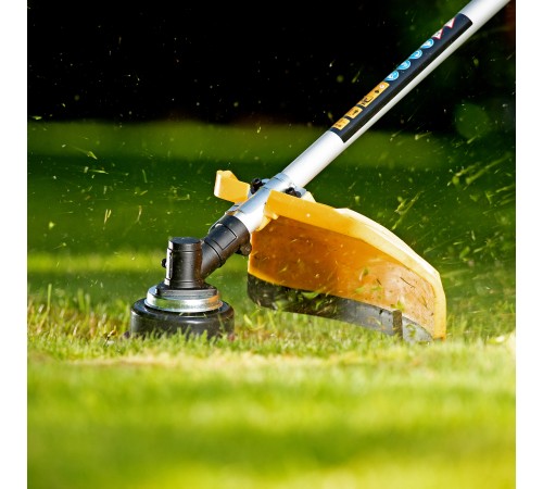 Триммер бензиновый DTL-52, 52 см3, неразъемная штанга, состоит из 2 частей Denzel