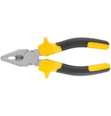 Плоскогубцы комбинированные "Старт" черно-желтые прорезиненные ручки, хром-никелевое покрытие 165 мм FIT IT Плоскогубцы комбинированные "Старт" черно-желтые прорезиненные ручки, хром-никелевое покрытие 165 мм FIT IT