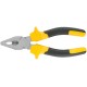 Плоскогубцы комбинированные "Старт" черно-желтые прорезиненные ручки, хром-никелевое покрытие 165 мм FIT IT