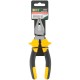 Плоскогубцы комбинированные "Старт" черно-желтые прорезиненные ручки, хром-никелевое покрытие 165 мм FIT IT