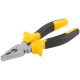 Плоскогубцы комбинированные "Старт" черно-желтые прорезиненные ручки, хром-никелевое покрытие 180 мм FIT IT