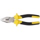 Плоскогубцы комбинированные "Старт" черно-желтые прорезиненные ручки, хром-никелевое покрытие 180 мм FIT IT