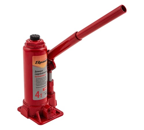 Домкрат гидравлический бутылочный, 4 т, h подъема 180–320 мм Sparta Compact